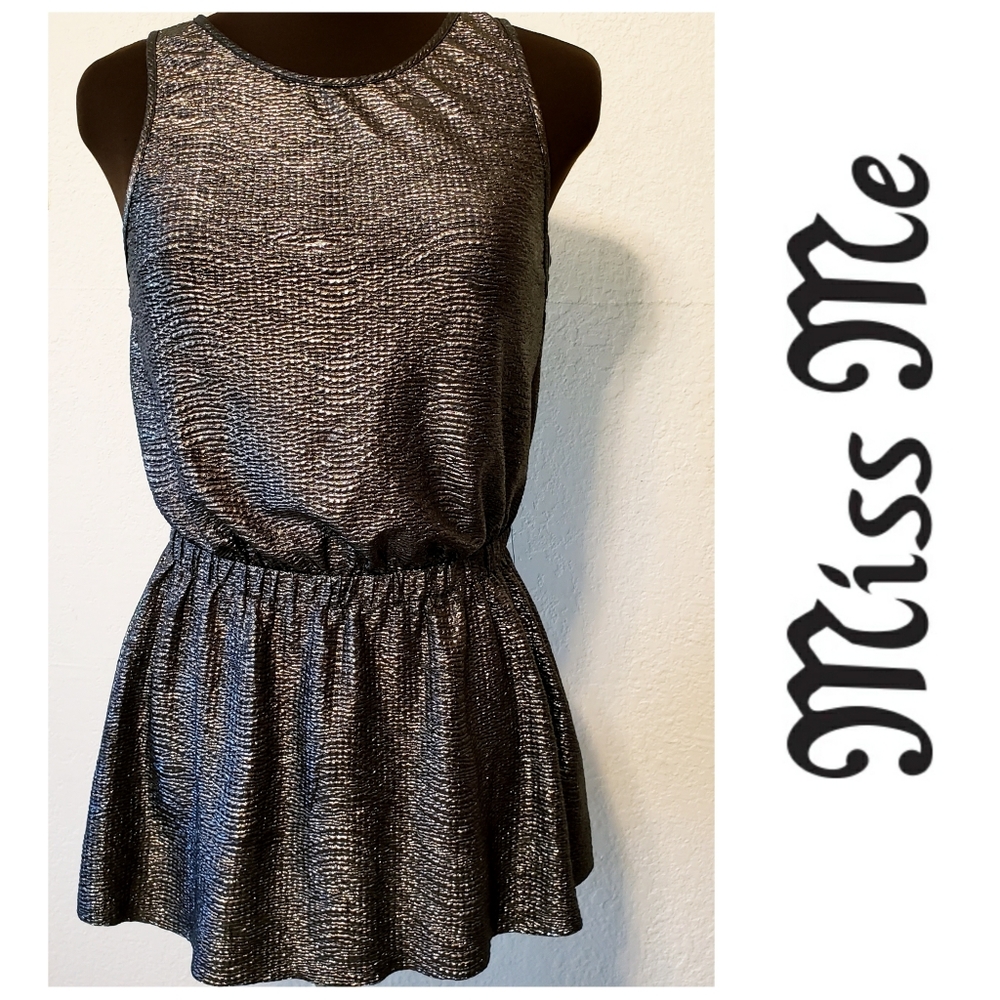 Miss Me Metallic Top